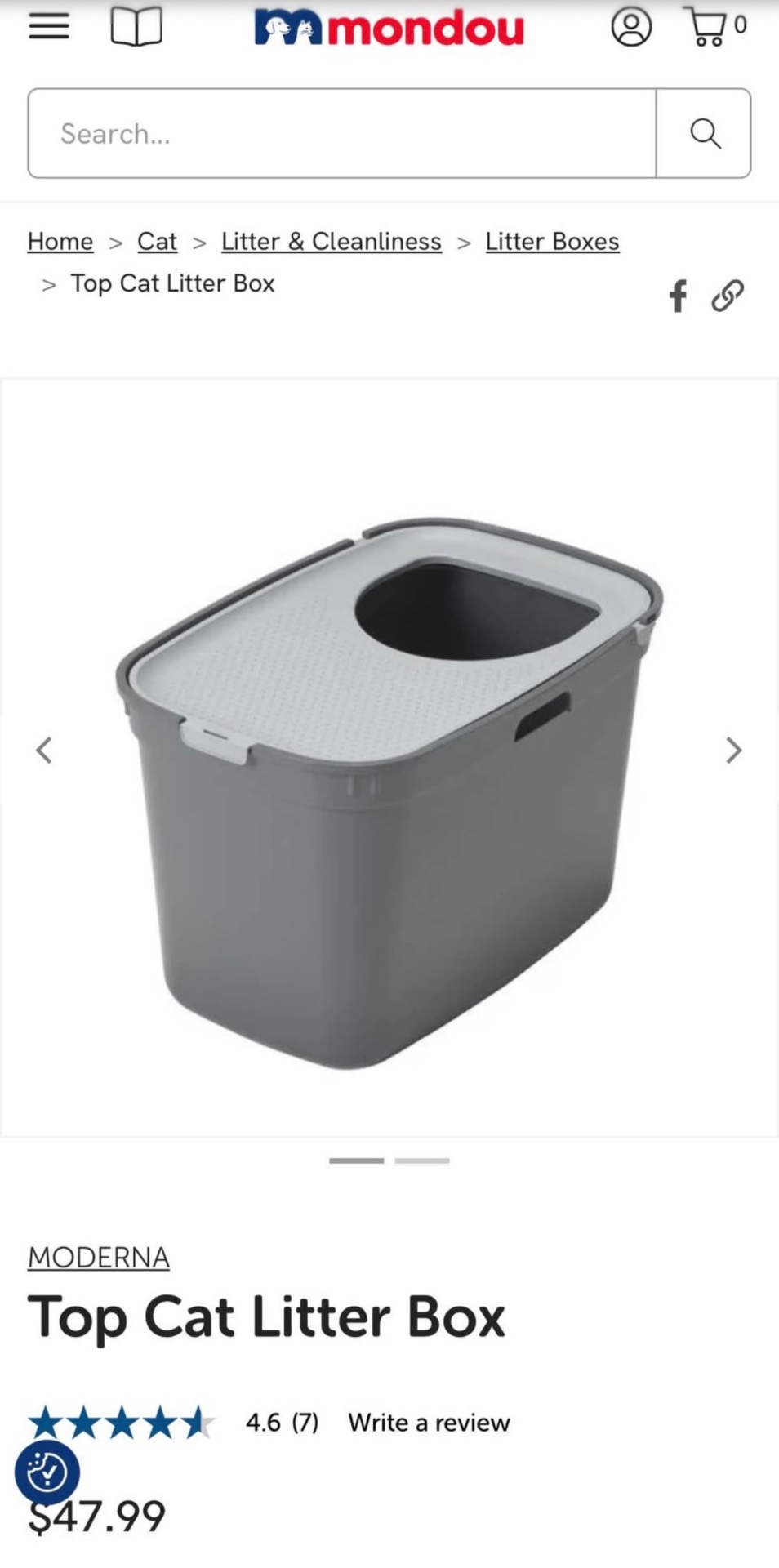 Moderna Top Cat Litter for sale in Montreal, QC