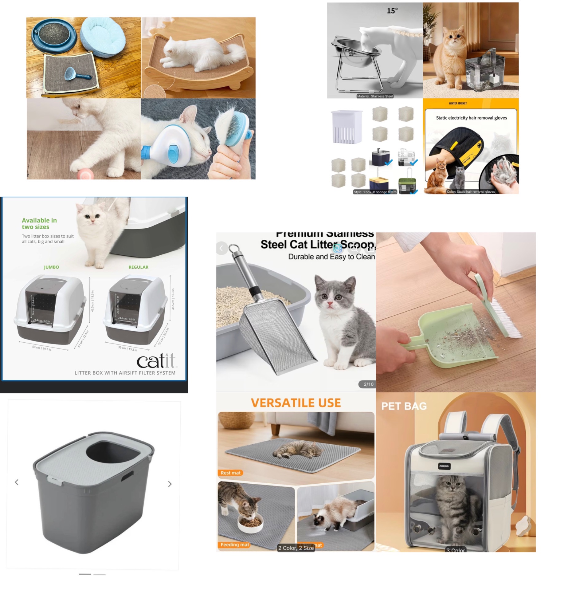 Litter, Litière, Cat Carrier, cage de transport pour chat,Cat accessories, Accessoires pour chat for sale in Montreal, QC